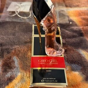 Carolina Herrera Good Girl Stiletto Bottle with Black and Gold Accents